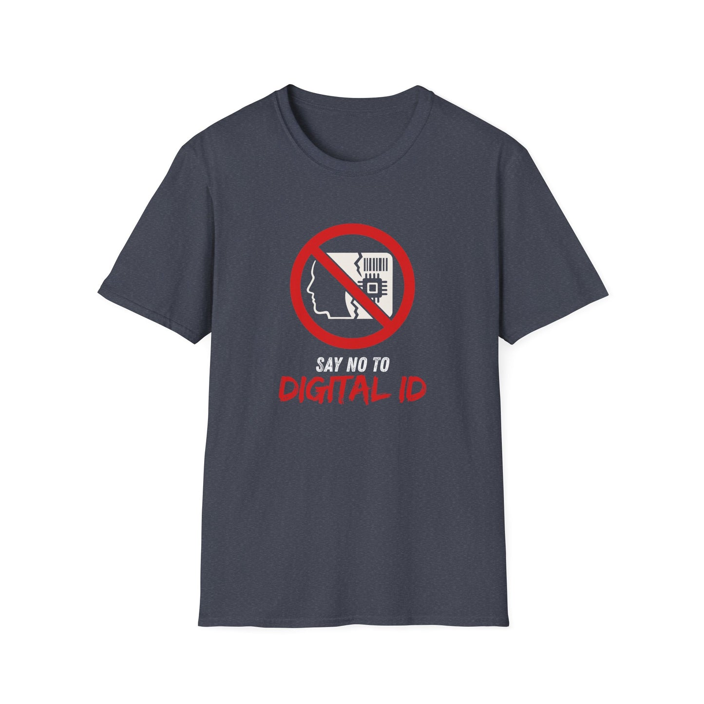 Anti-Digital ID Unisex T-Shirt - Say No to Digital ID