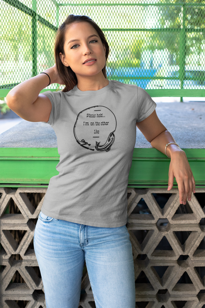 Funny Fishing T-Shirt – "Please Hold... I’m On the Other Line" Graphic Tee | Gift for Fisherman | Humor Outdoors Shirt for Anglers