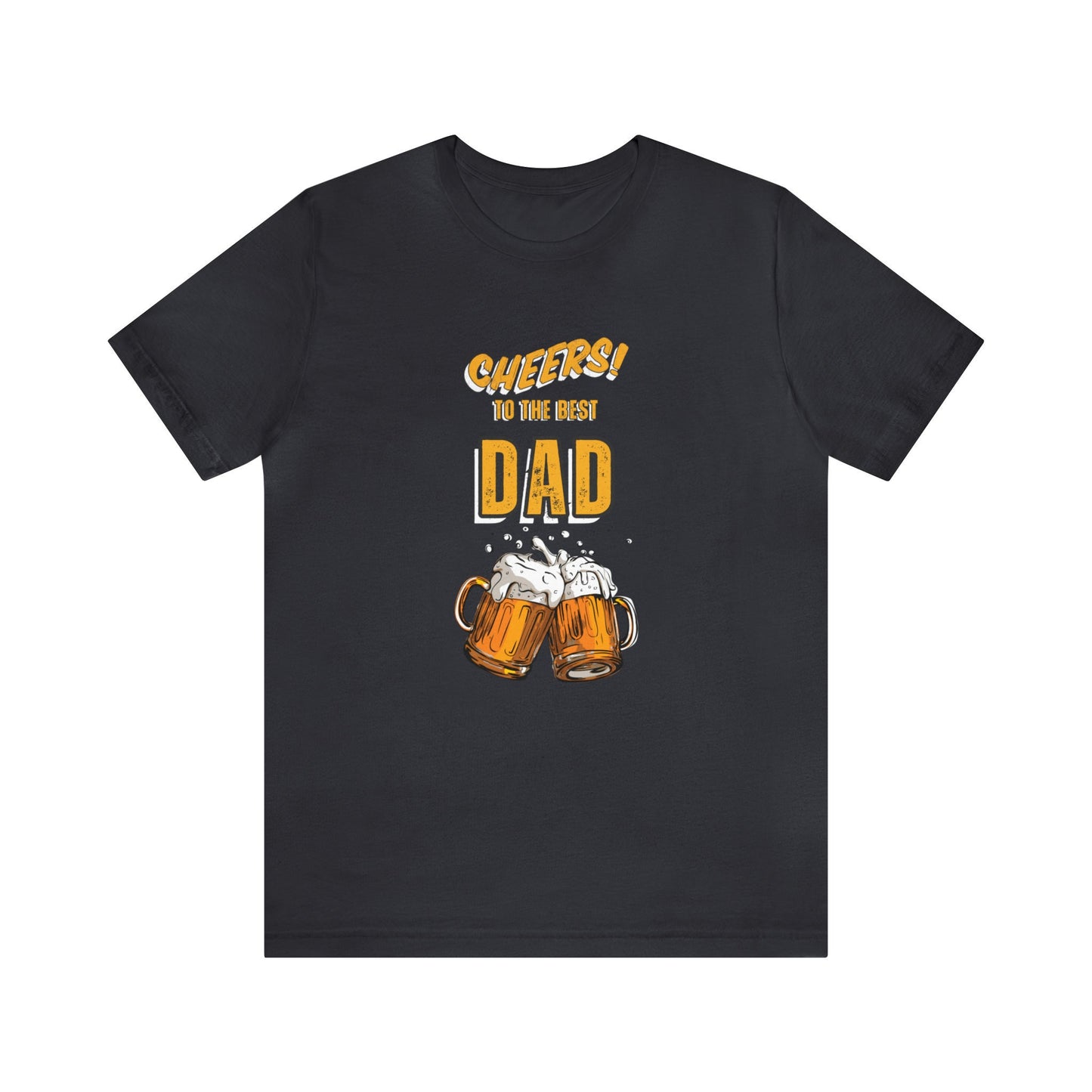 Gift Men Funny Father’s Day T-Shirt Cheers to the Best Dad T-Shirt Humorous Father’s Day T-Shirt  Best Dad Ever Funny T-Shirt Gift for Men