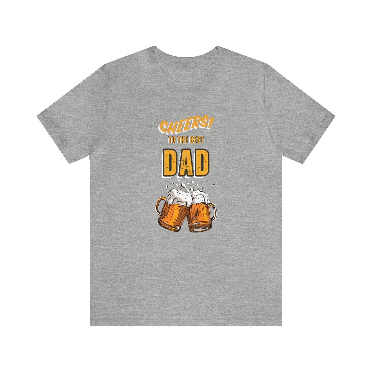 Gift Men Funny Father’s Day T-Shirt Cheers to the Best Dad T-Shirt Humorous Father’s Day T-Shirt  Best Dad Ever Funny T-Shirt Gift for Men