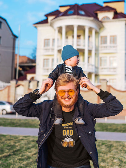 Gift Men Funny Father’s Day T-Shirt Cheers to the Best Dad T-Shirt Humorous Father’s Day T-Shirt  Best Dad Ever Funny T-Shirt Gift for Men