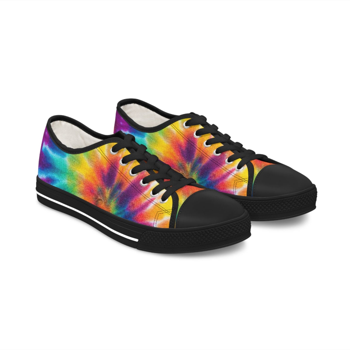 Low Top Tie Dye Retro Canvas Sneakers