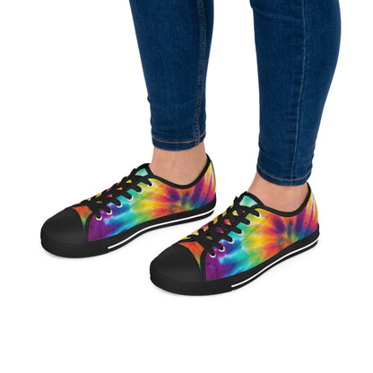 Low Top Tie Dye Retro Canvas Sneakers