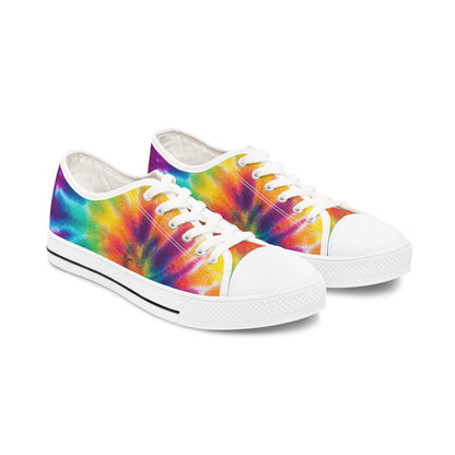 Low Top Tie Dye Retro Canvas Sneakers