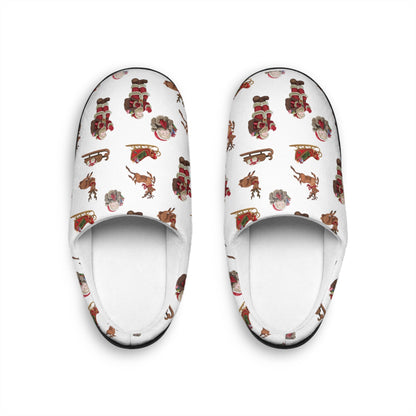 Christmas Santa & Reindeer Slippers