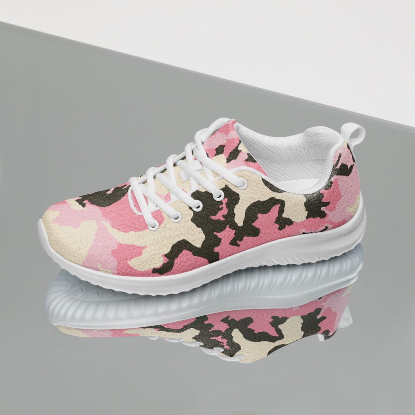 Pink Camo Athletic Lightweight Sneakers