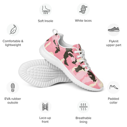 Pink Camo Athletic Lightweight Sneakers