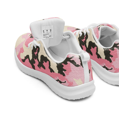 Pink Camo Athletic Lightweight Sneakers