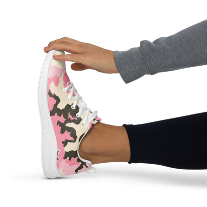 Pink Camo Athletic Lightweight Sneakers