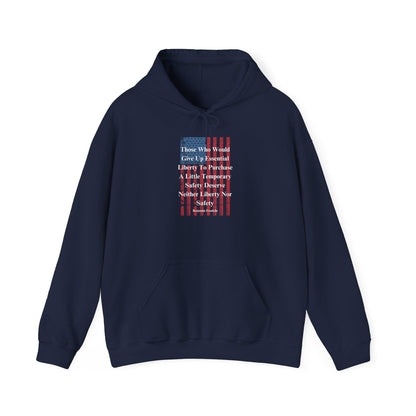 Patriotic Ben Franklin Quote Hoodie