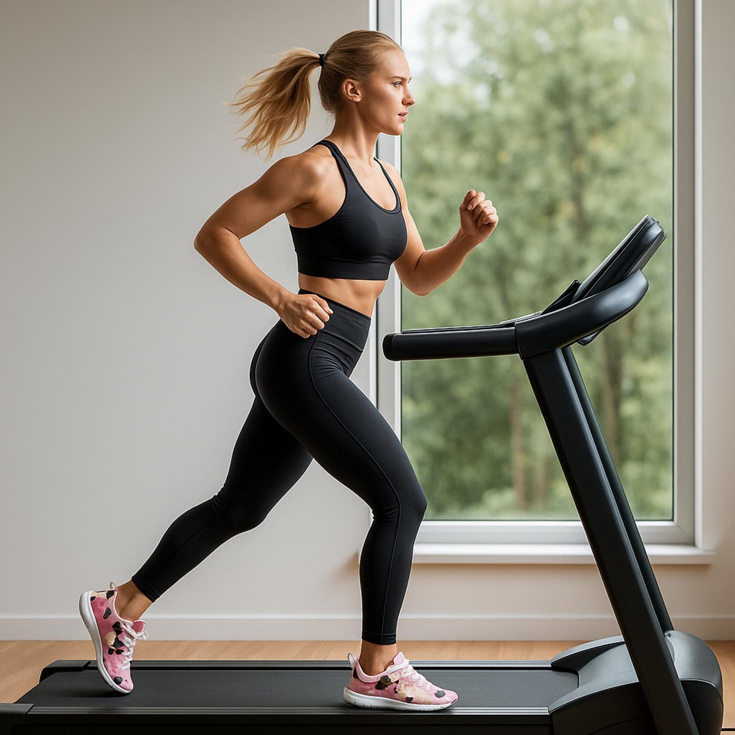 Pink Camo Athletic Lightweight Sneakers