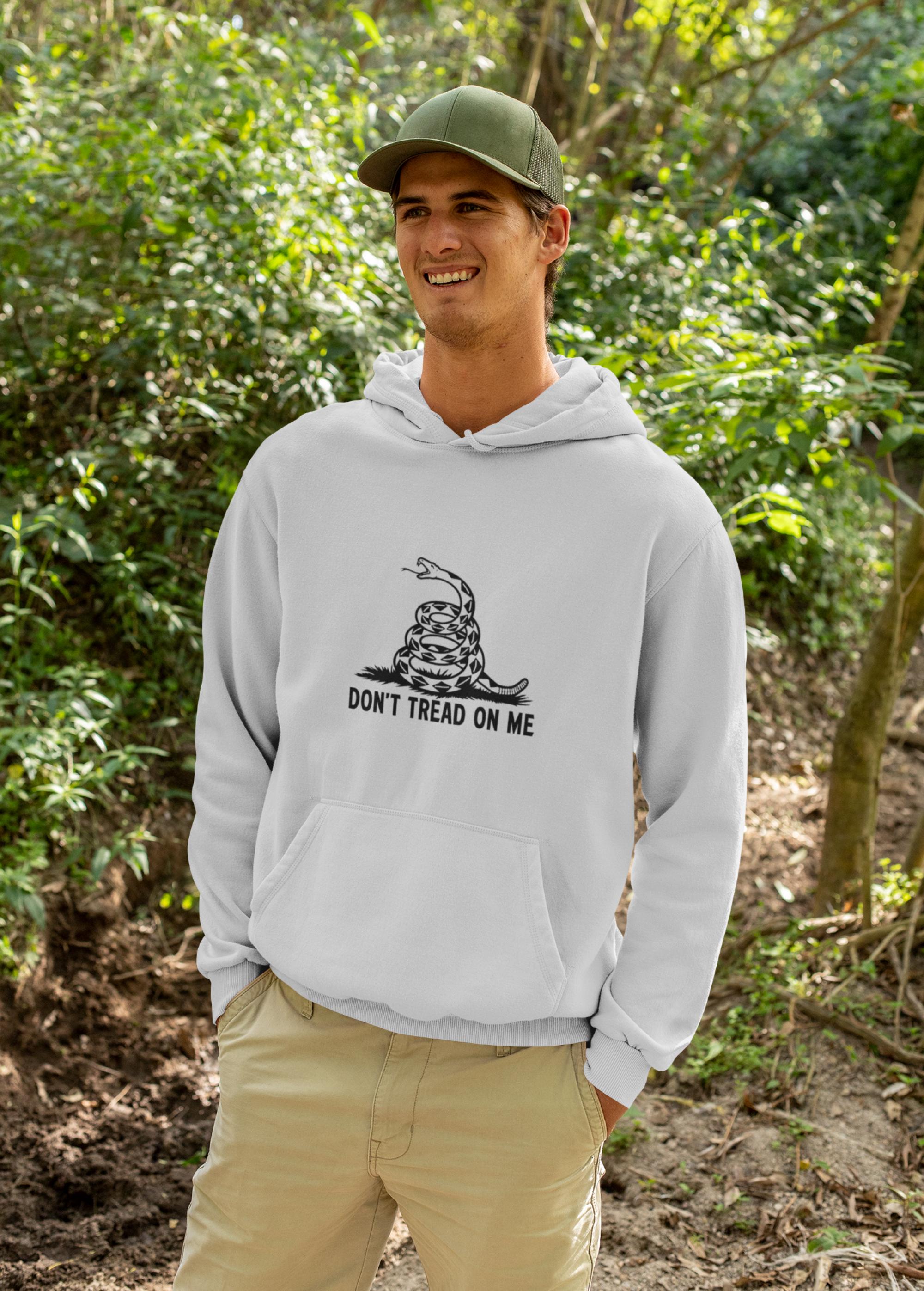 Gadsden Flag Hoodie: Don't Tread on Me - Patriotic Apparel