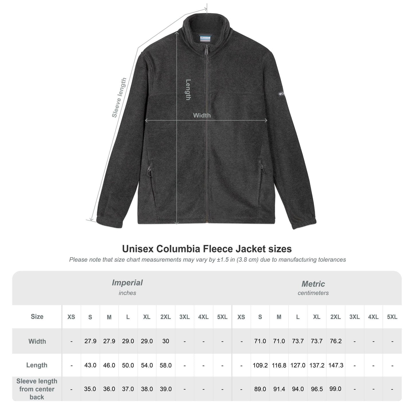 Personalized Columbia Fleece Jacket: Embroidered Logo for Corporate Gifts & Team Apparel