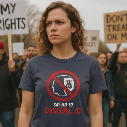 Anti-Digital ID Unisex T-Shirt - Say No to Digital ID